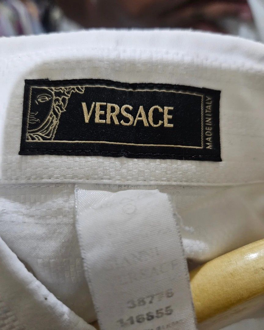 Versace kemeja putih pria on Carousell