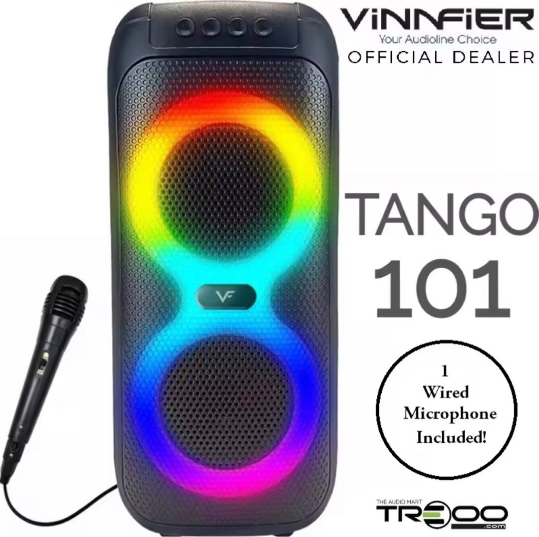 Vinnfier Karaoke Speaker with wired microphone63825887168771110