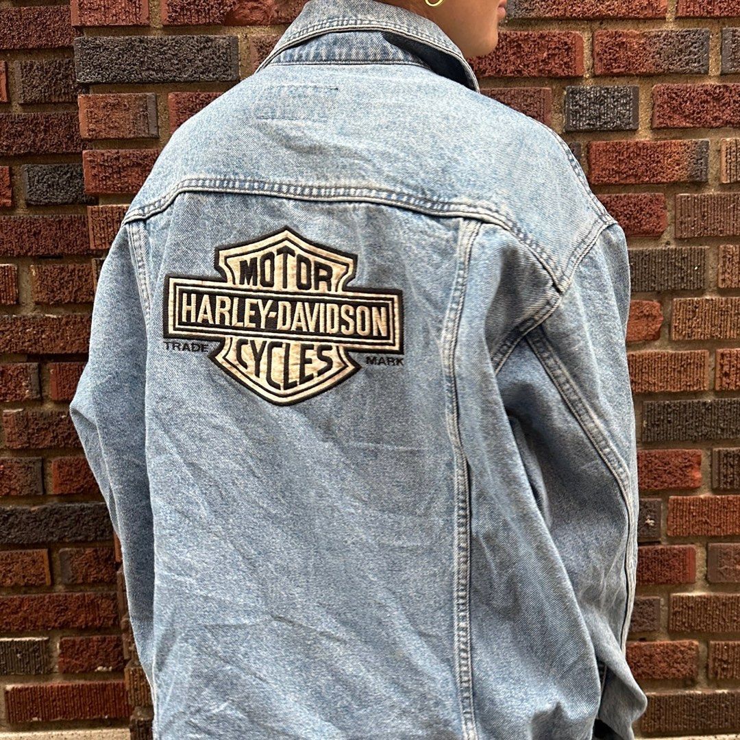 Mens destroyed cheap jean jacket