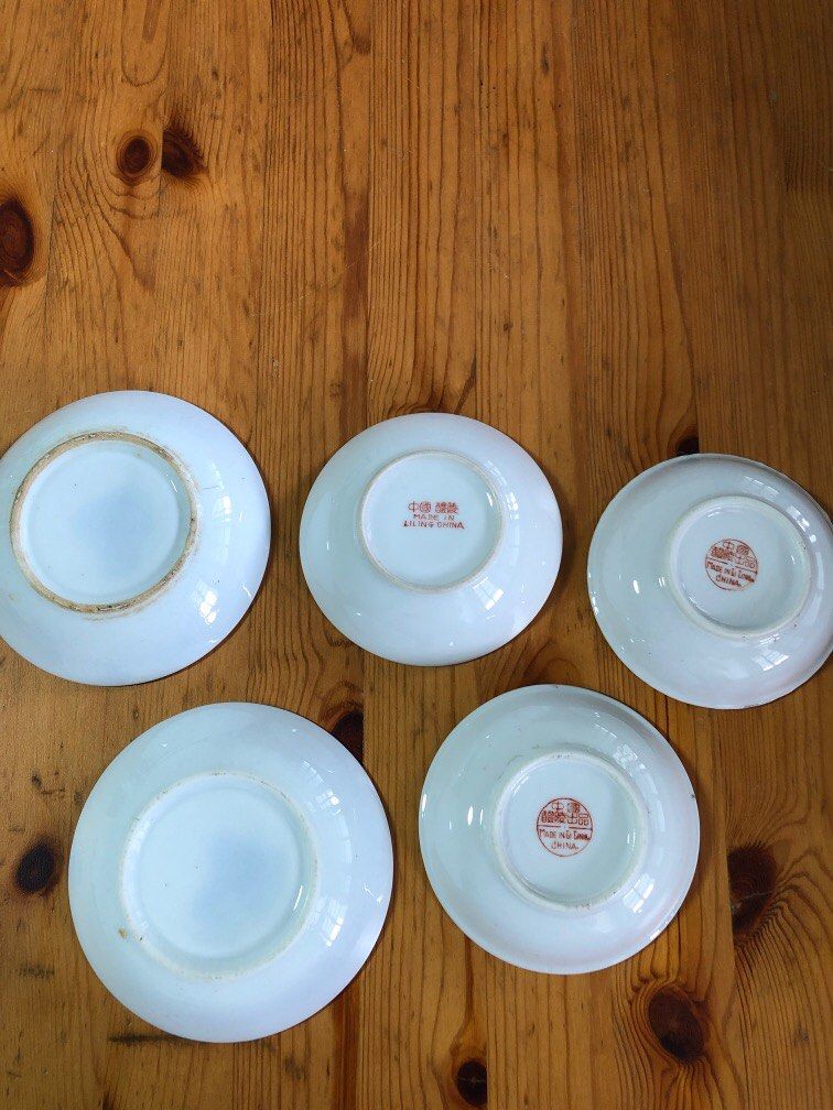 Vintage Porcelain saucers, Furniture & Home Living, Kitchenware & Tableware, Dinnerware
