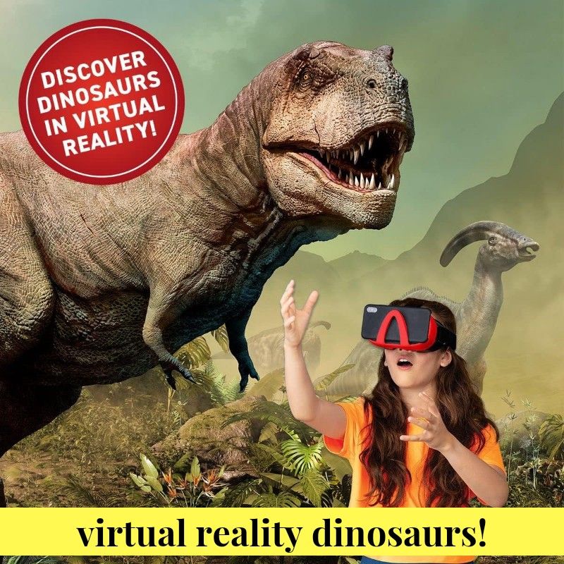 Virtual Reality Dinosaurs (Abacus Brands) Illustrated Interactive VR