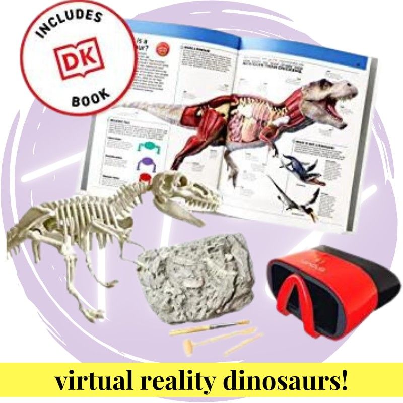 Virtual Reality Dinosaurs (Abacus Brands) Illustrated Interactive VR