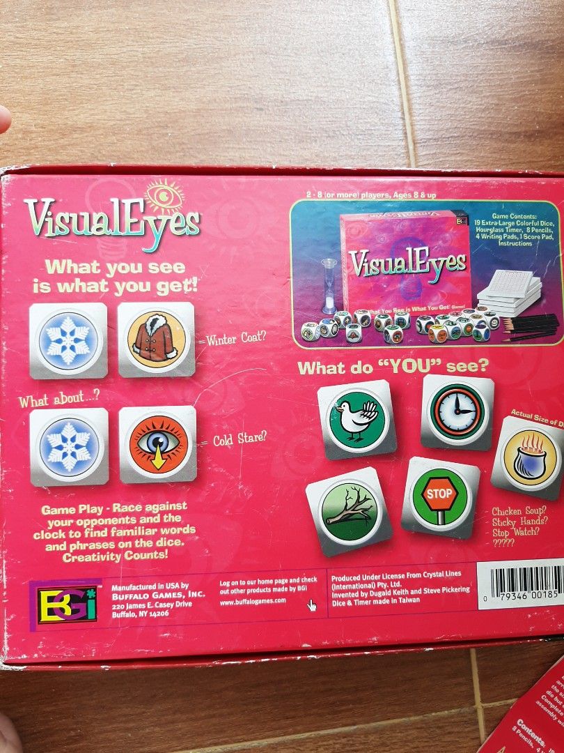 Visual eyes game on Carousell