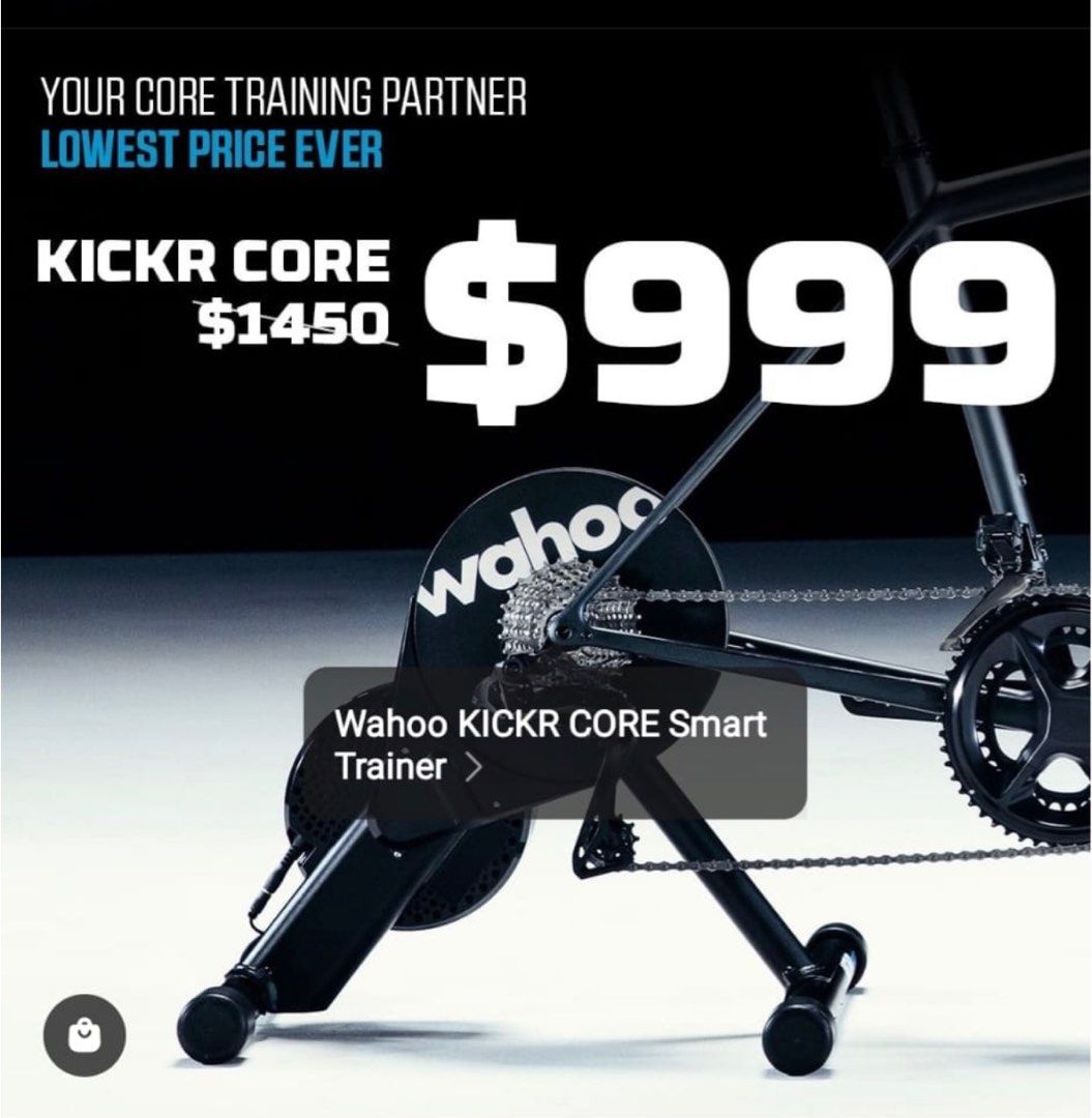 WAHOO kickcore smart trainer Sports Equipment Bicycles