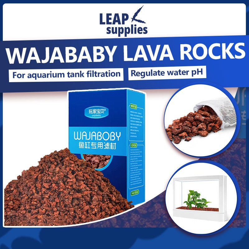 WAJABABY Lava Rocks Aquarium Filter Lava Stone Rock, Pet Supplies