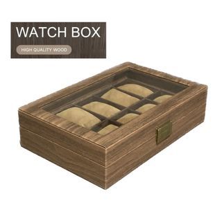 Watch Storage Box 2 3 6 10 12 Slot Dust Proof Glass Cover Watch Box Organizer Watch Jewelry Box Bracelet Watch Box Watch Box
