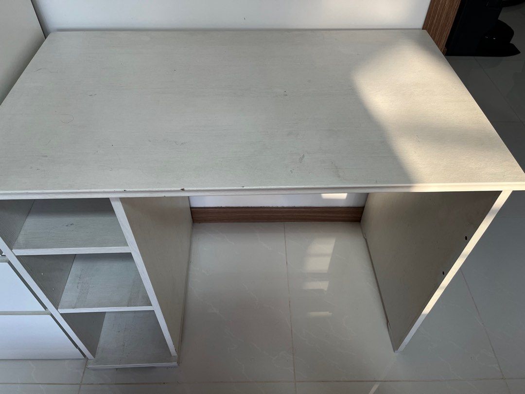 White study desk Ikea Furniture & Home Living, Furniture