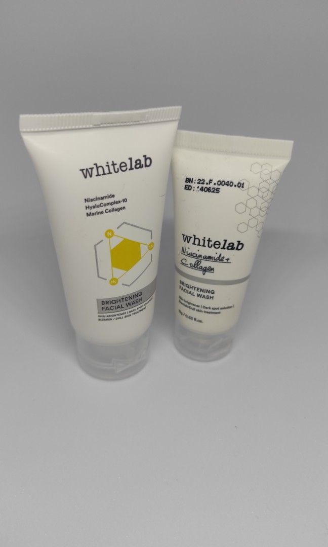 WHITELAB VARIAN BRIGHTENING FACIAL WASH ISI 30gr+ 15gr on Carousell