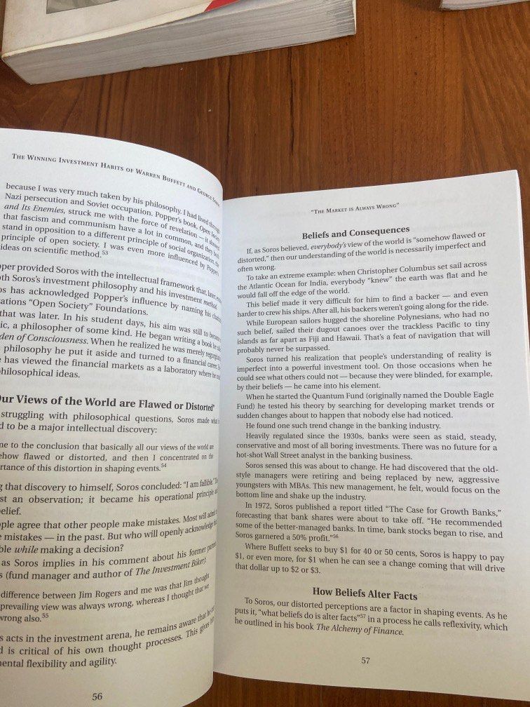 Winning investment habits Warren buffet soros, Hobbies & Toys