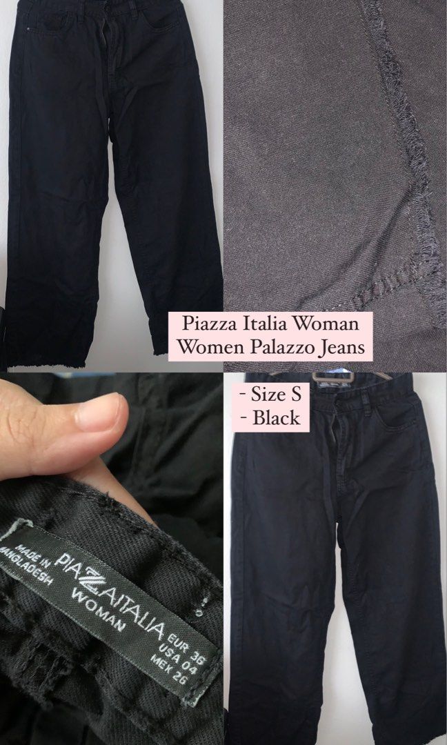 Piazza Italia Slim Fit High Waist Casual Jeans For Women - Black