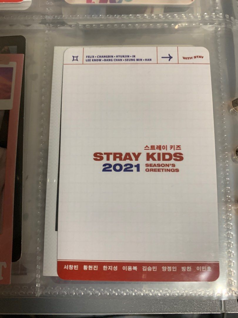 wts skz season greetings 2021 pc felix hyunjin lee know, Hobbies & Toys, Memorabilia