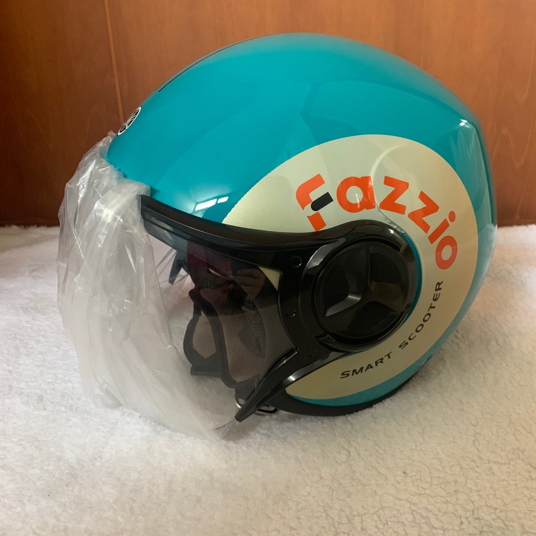 Yamaha ORI SNI Half Face Helm Helmet Half Face Fazzio Retro Bogo