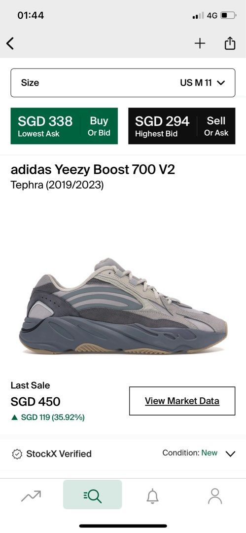 Adidas yeezy boost deals 700 v2 4g