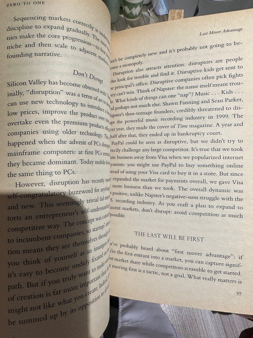 Zero to one Peter thiel ( hard copy ), 興趣及遊戲, 書本& 文具, 小說及非小說- Carousell