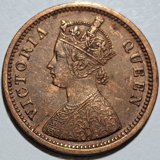 1862 ½ PICE INDIA QUEEN VICTORIA