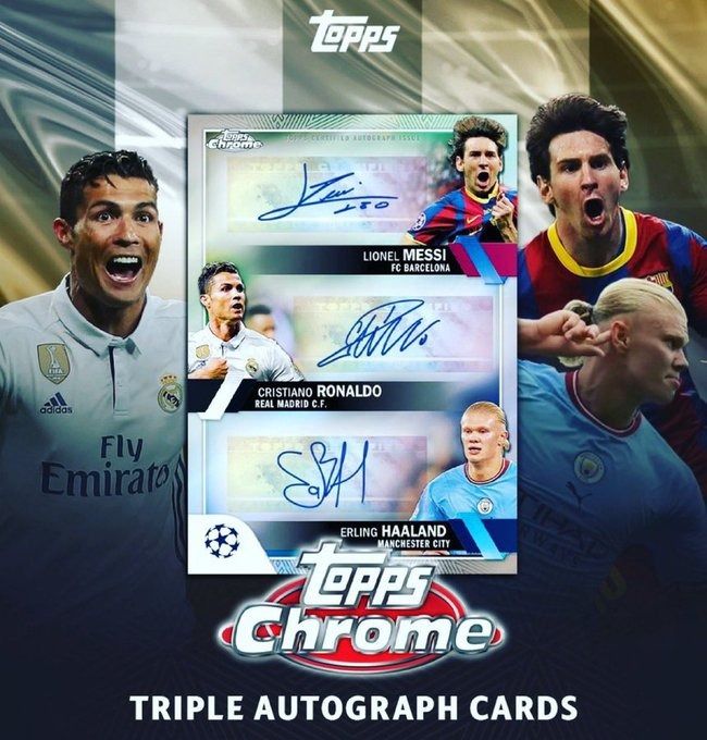 2022-23 Topps Chrome UEFA Club Competitions Soccer Hobby Box