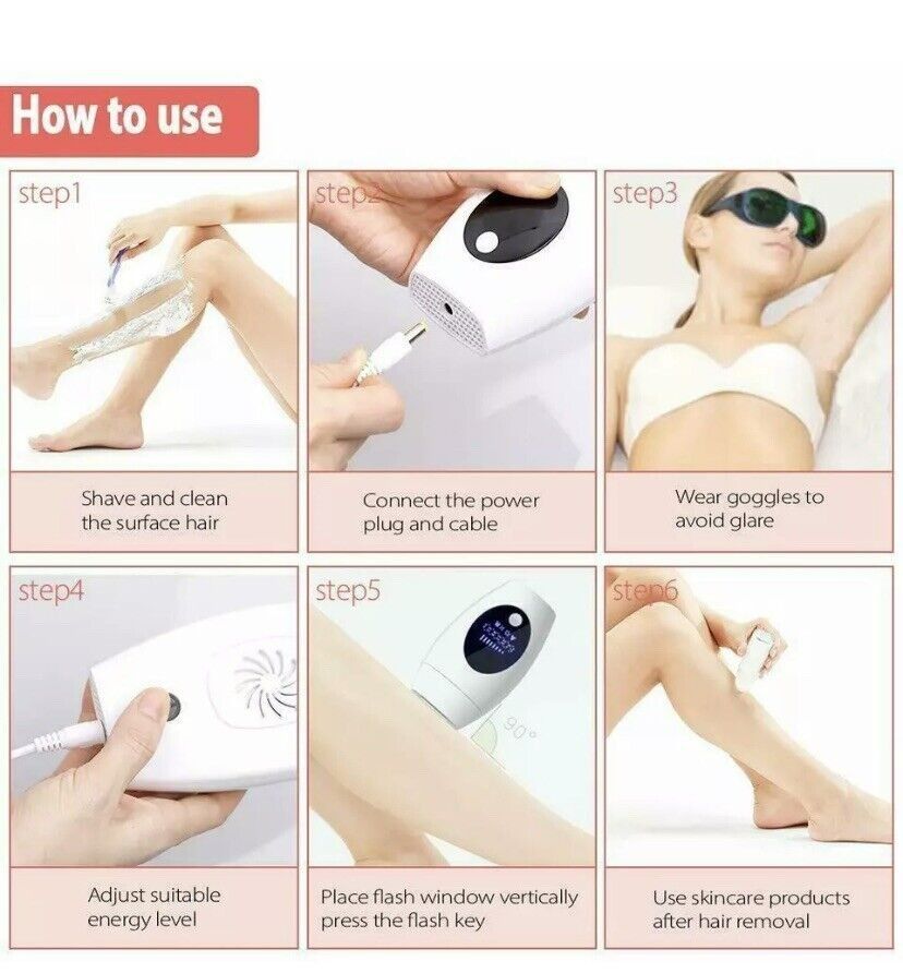 2359) Laser Hair Removal Device IPL Intense Pulsed Light Full Body At