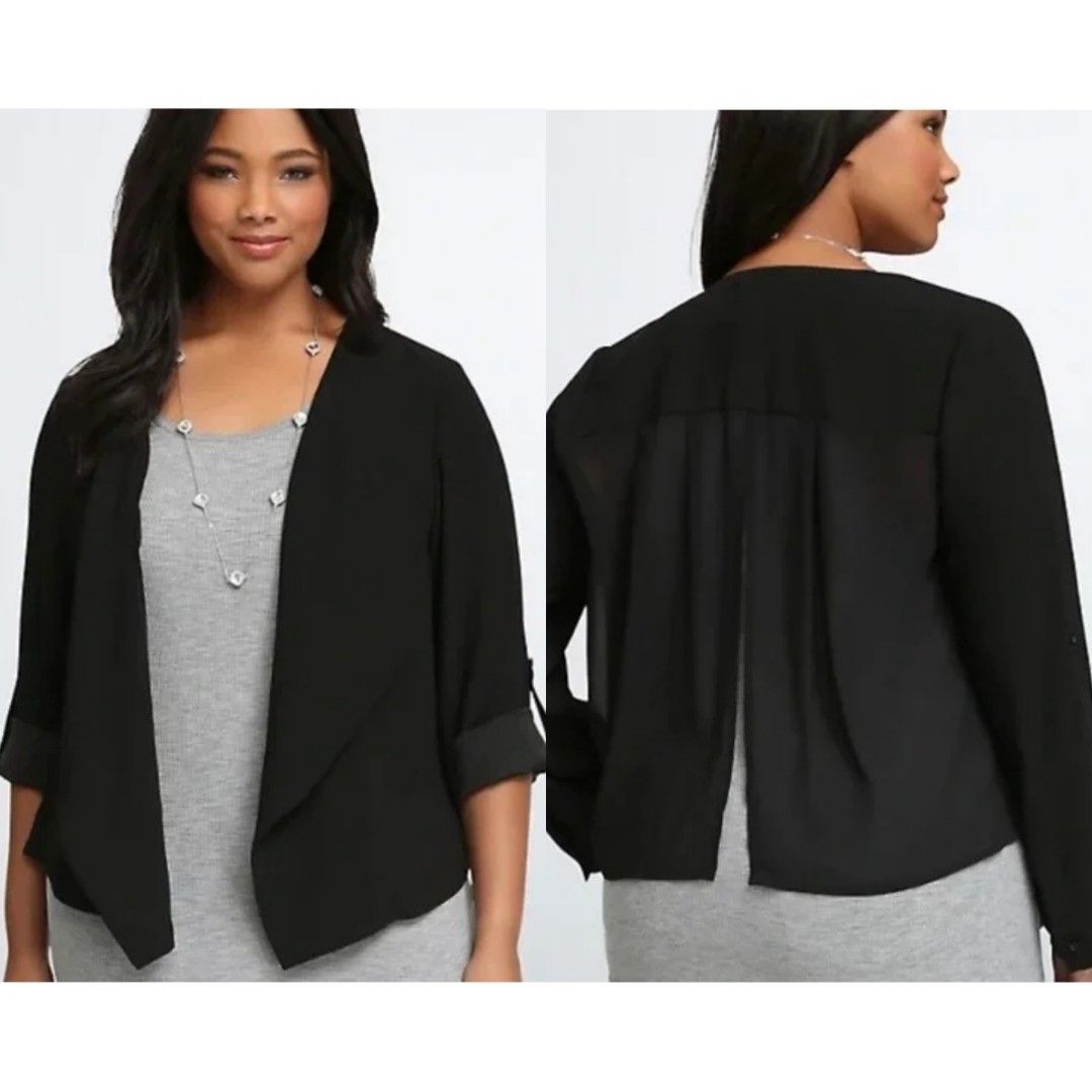 Torrid discount black blazer