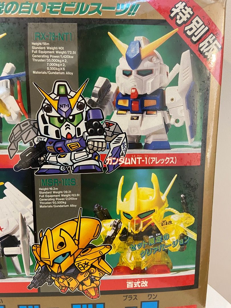 絕版BANDAI 1995 高達15週年元祖SD Gundam 完全復活特別版一套6款大box