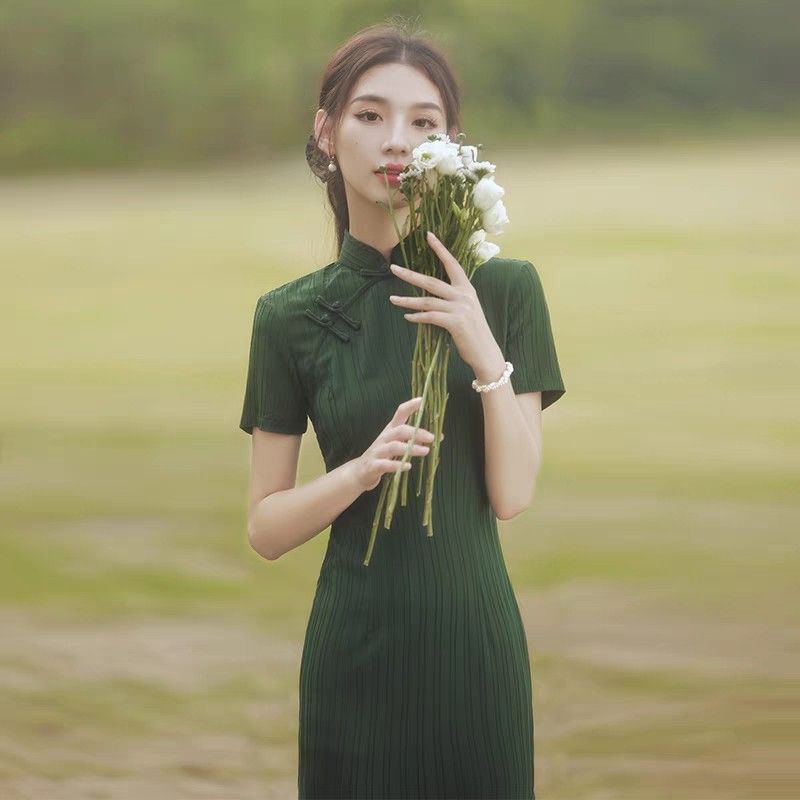 Plain cheongsam top