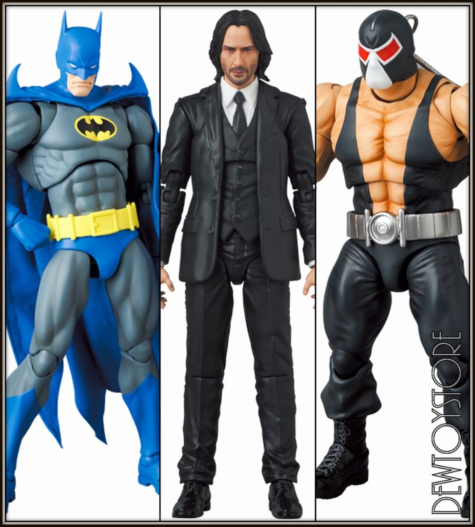 MAFEX No.216 BANEとNo.215 KNIGHT CRUSADER MAFEX 215 Knight Crusader Batman 216 Bane Batman Knightfall