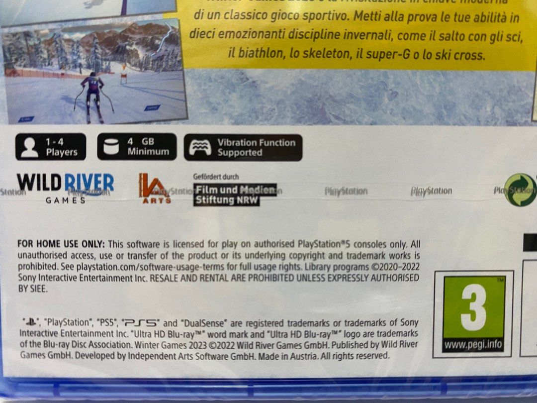 全新未開封歐版ps5 winter games 電子遊戲, Carousell 冬季奧運冬奧game PlayStation - 2023 電子遊戲, 英文版