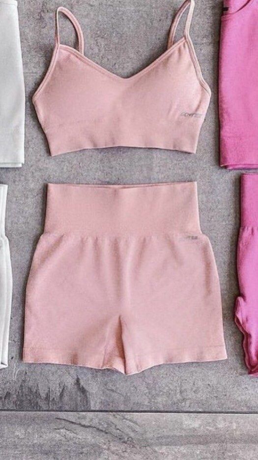 💯 Bo+Tee Whole Set- Peach Pink, Women's Fashion, Activewear on