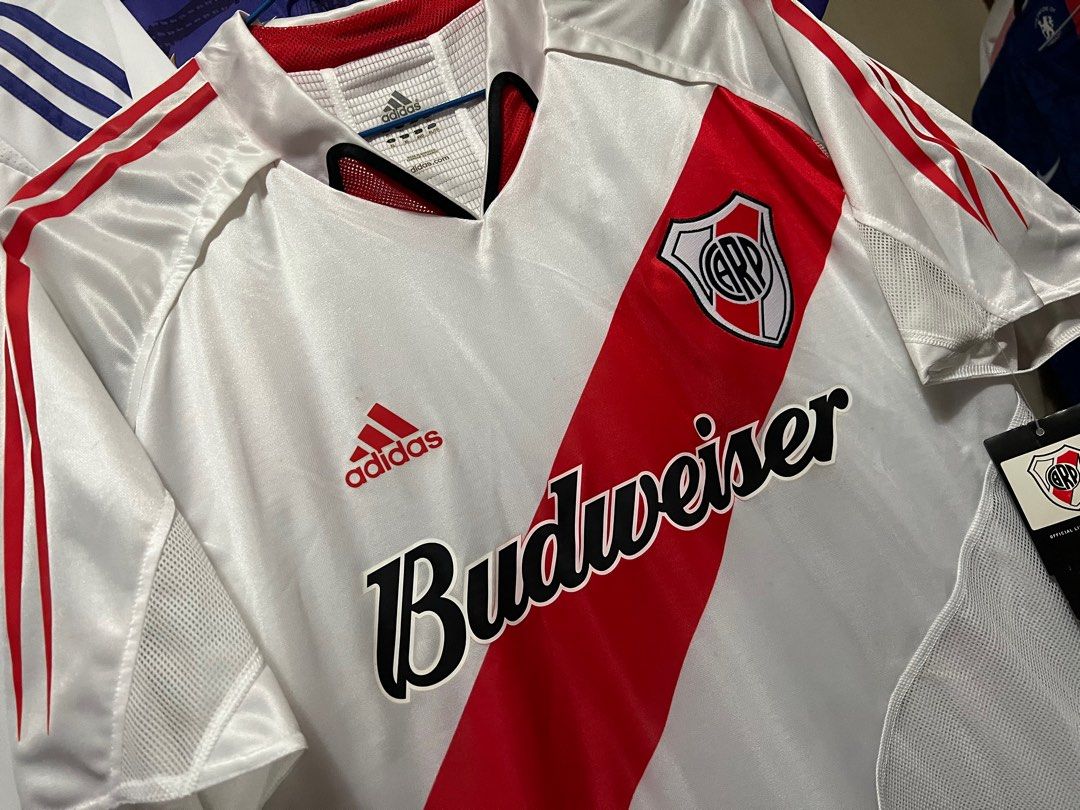 河床River Plate 2004/05 阿根廷聯賽主場球員版全新有吊牌球衣XL碼10號