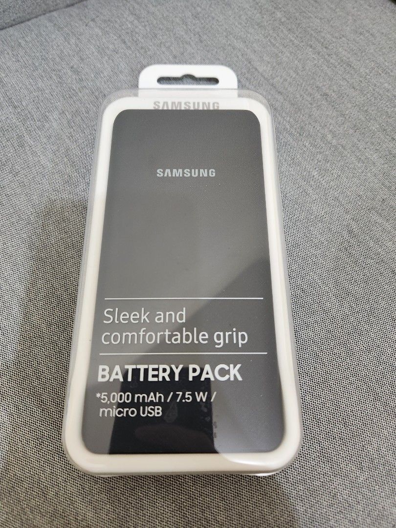 全新未開封Samsung Battery Pack 5000mAh micro USB 流動充電器, 手提