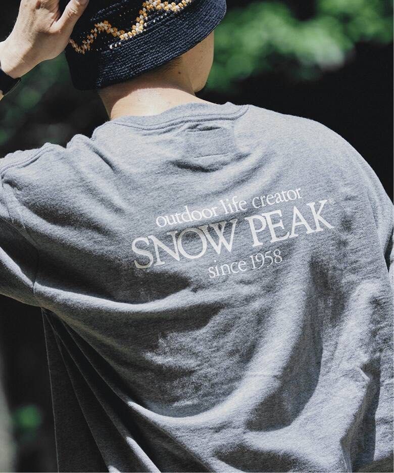 日本代購Snow Peak x Journal Standard relume Classic Logo Tee, 男裝