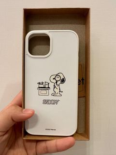 犀牛盾 SolidSuit聯名設計款防摔背蓋手機殼 Snoopy 小小觀察家（白）-iPhone 13
