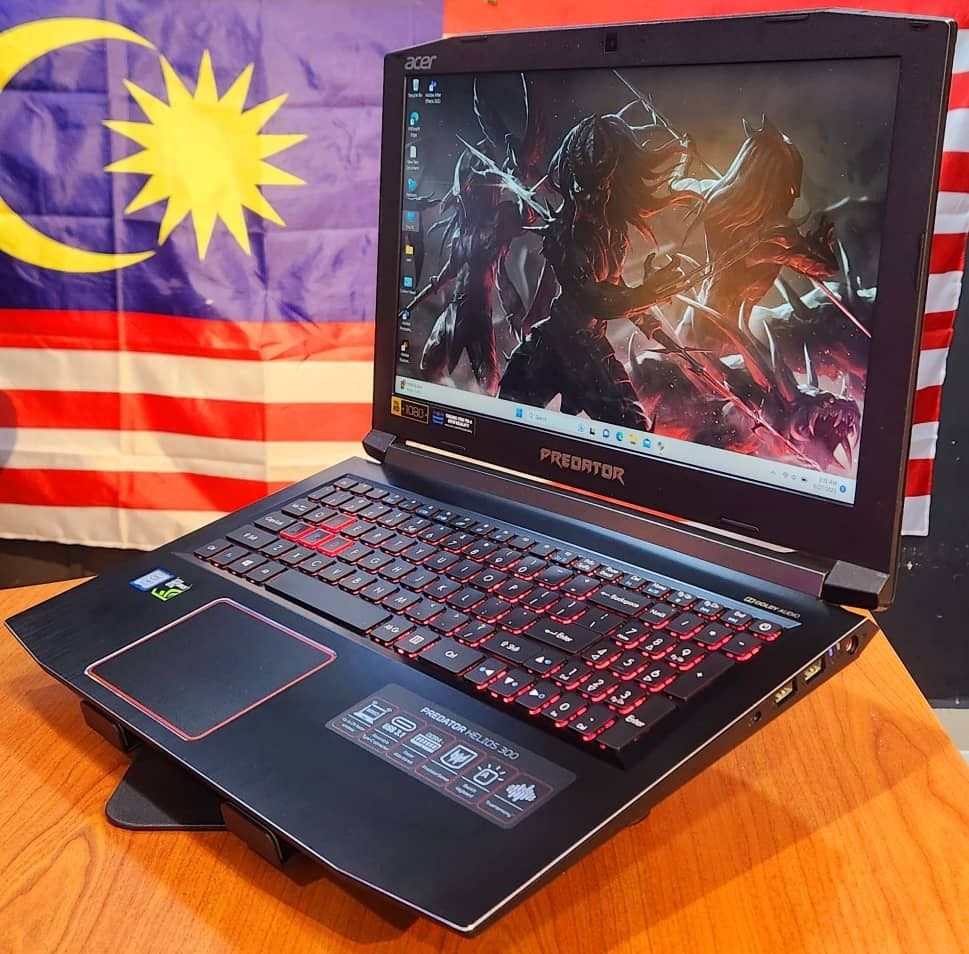 ACER PREDATOR HELIOS 300 ORIGINAL GAMING LAPTOP SPEC i78750H WITH GPU