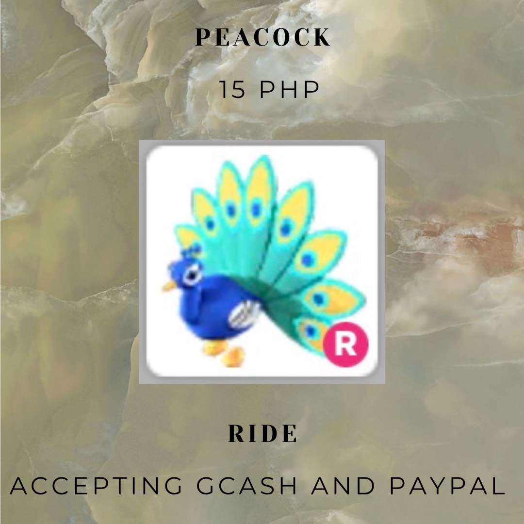 Adopt Me Pets Peacock on Carousell