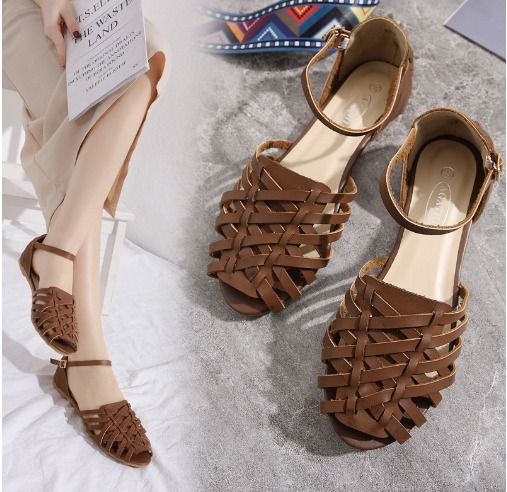 Agathia Basic Buckled Sandals 218 2