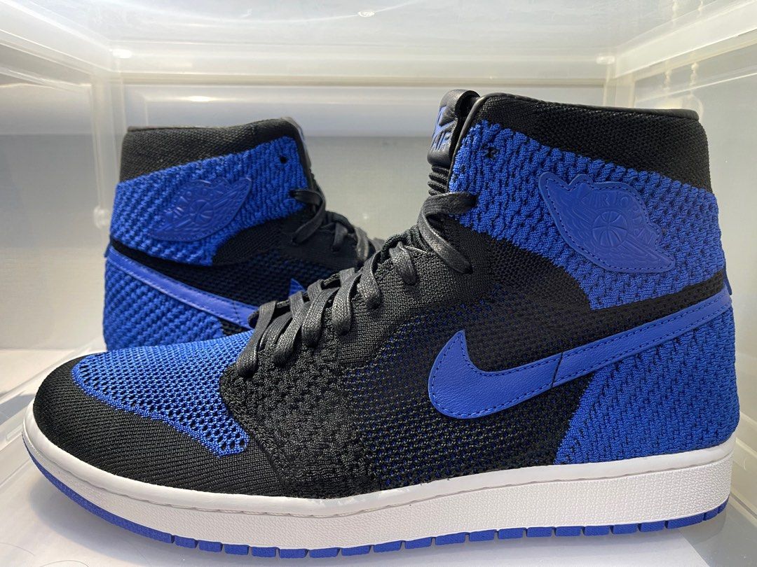 Air jordan 1 flyknit discount blue