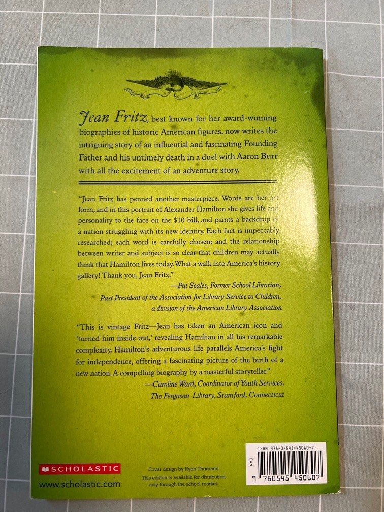 Alexander hamilton the outsider summary sale