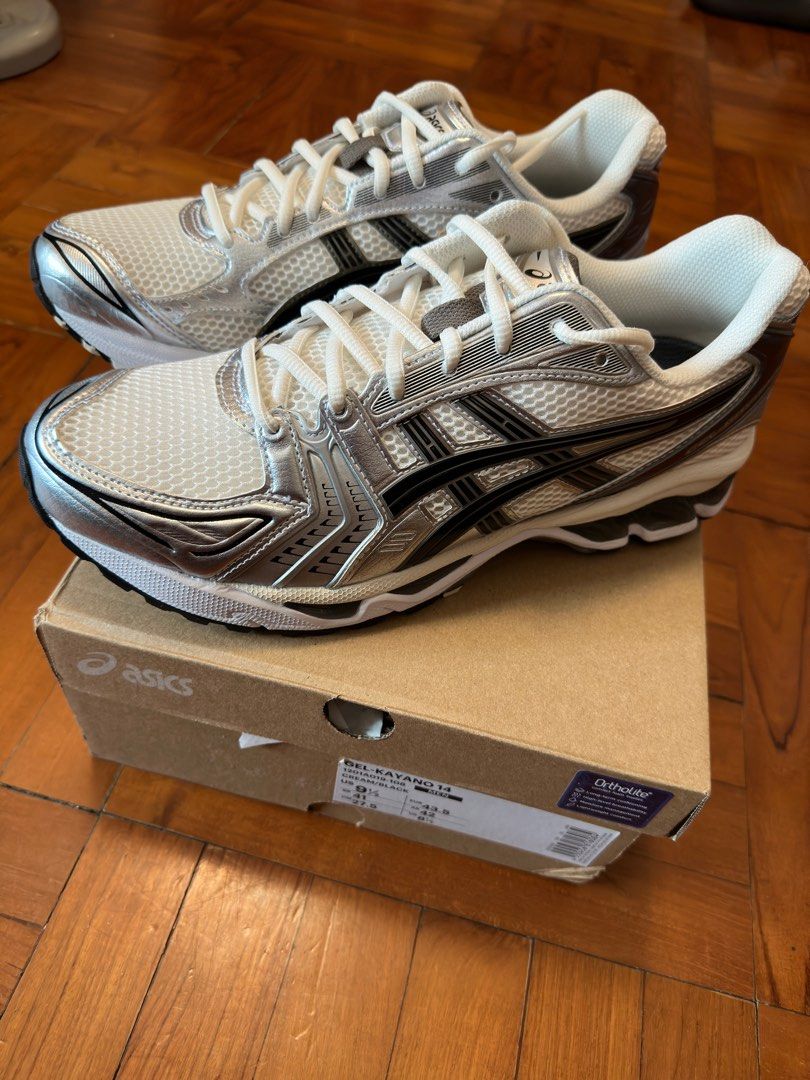 Asics Gel-Kayano 14 Cream Black US9.5(27.5cm), 男裝, 鞋, 波鞋