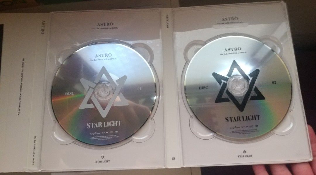 ASTRO The 2nd ASTROAD to SEOUL, [STAR LIGHT]演唱會DVD半完整組