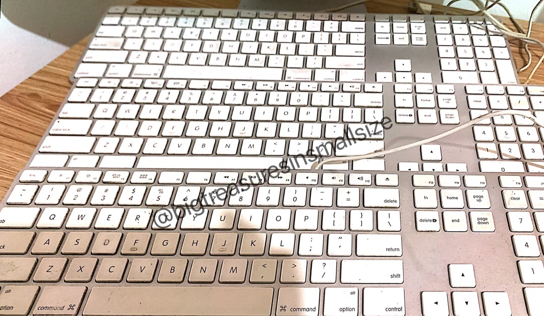 Authentic Apple / Mac Keyboards x2 (Wired) on Carousell