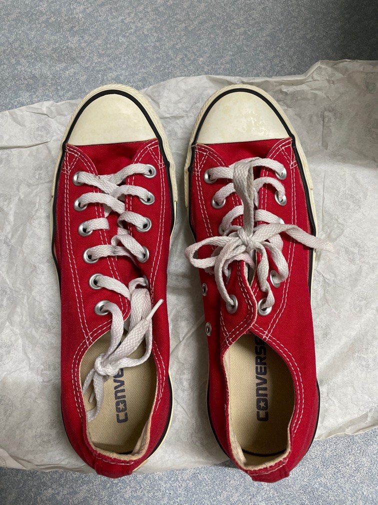 Used sales red converse