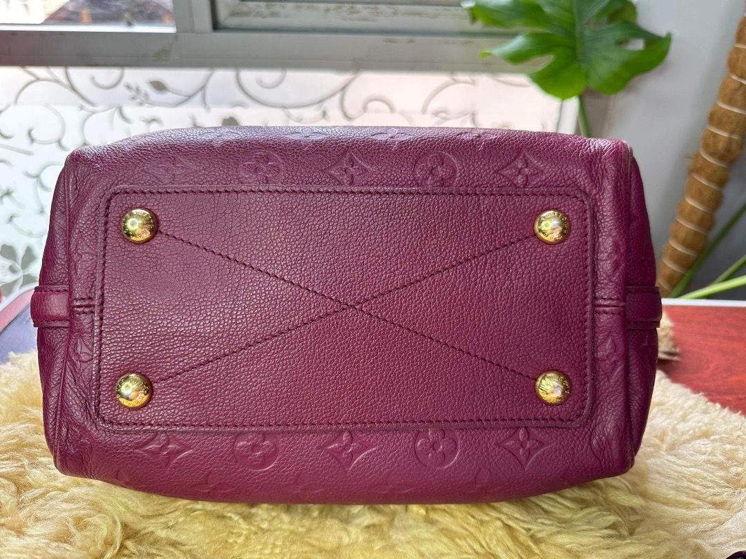 Louis Vuitton Petillante Pouch in Purple Raisin Empreinte Monogram