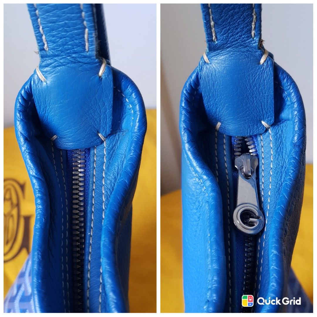 Authenticate GOYARD Grenadine in Blue