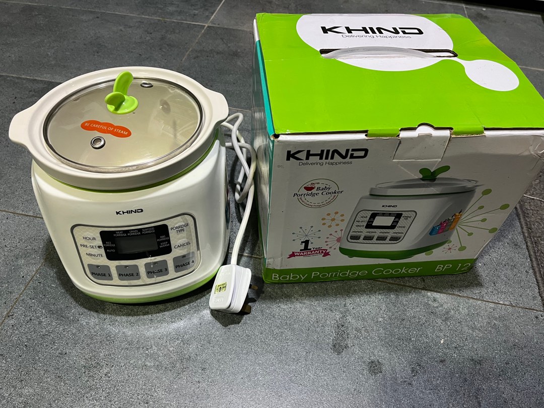 How to use best sale khind baby porridge cooker