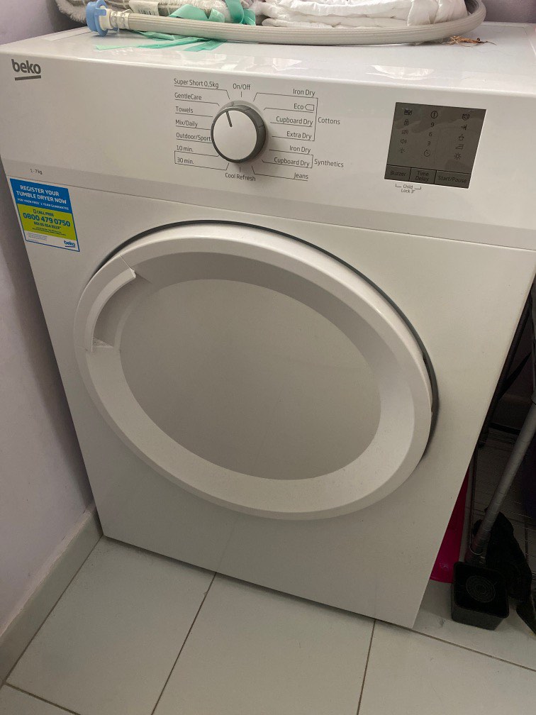 Beko Dryer 7KG, TV & Home Appliances, Washing Machines and Dryers on