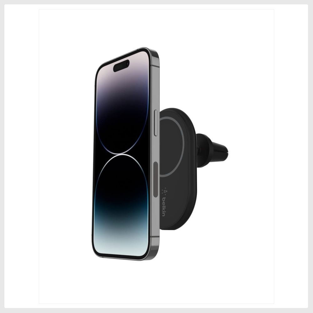 Belkin MagSafe Vent Mount Pro - MagSafe Phone Mount For Car - Car Phone  Holder Mount - Magnetic Phone Holder for iPhone 15, iPhone 14, iPhone 13,  iPhone 12 Pro Max, Pro, and Mini Models 