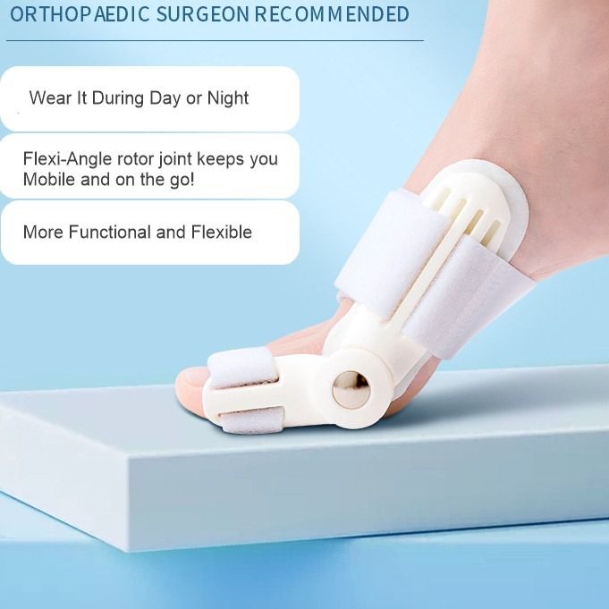 Big Toe Day Night Bunion Splint Big Toe Corrector Hallux Valgus Straightener Foot Splint, Health