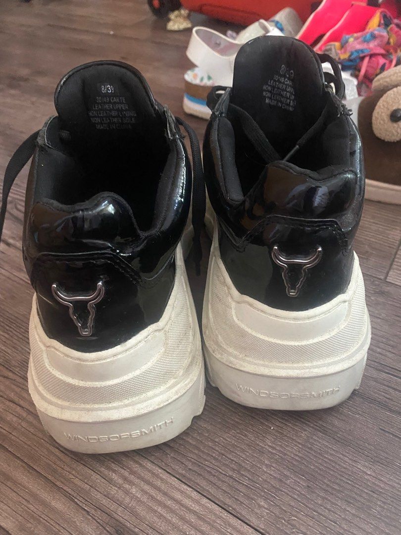 Black 2019 WindsorSmith Casual Sneakers Women s Fashion Footwear