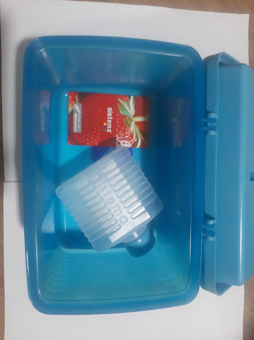 Bnew Sistema Quaddle Multi-Compartment Lunchbox with Bottle (Category: Food Organization & Storage) located in Pasig City. Submitted by brocolli888 (Listing ID 1239899193, Image 2). Description: .
