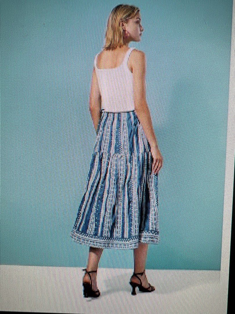 BNWT Saturday club embroidered denim skirt Women s Fashion Bottoms Skirts on Carousell