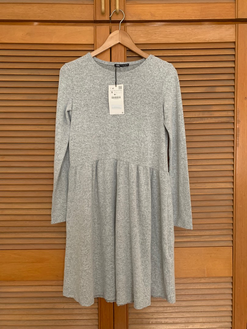 zara grey sweater dress Zapaka Women Cocktail Dress Asymmetrical Light Green Halter Sequined Party  Ball Dress – ZAPAKA NZ